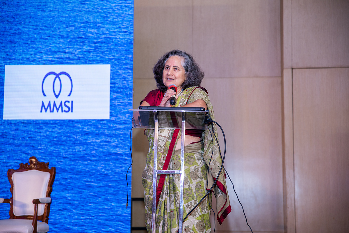 Mrs. Neera Saggi- Expressing her thoughts 