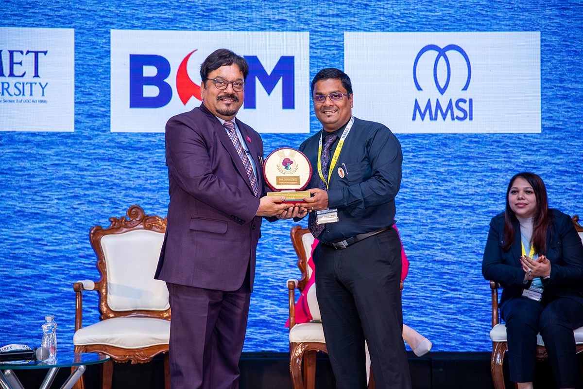 Felicitation of Panel Speaker: Capt. Prabhat Nigam 